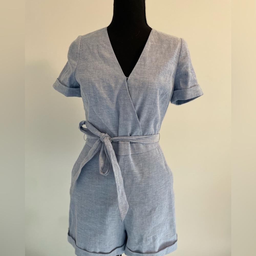 Banana Republic Light Blue Women's Romper
